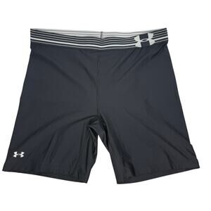 Under Armour HeatGear Compression Shorts Women’s XL Black 7”